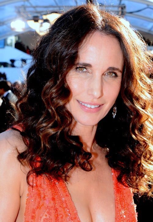 Andie MacDowell at Cannes in 2015, an earlier chapter in her public style.