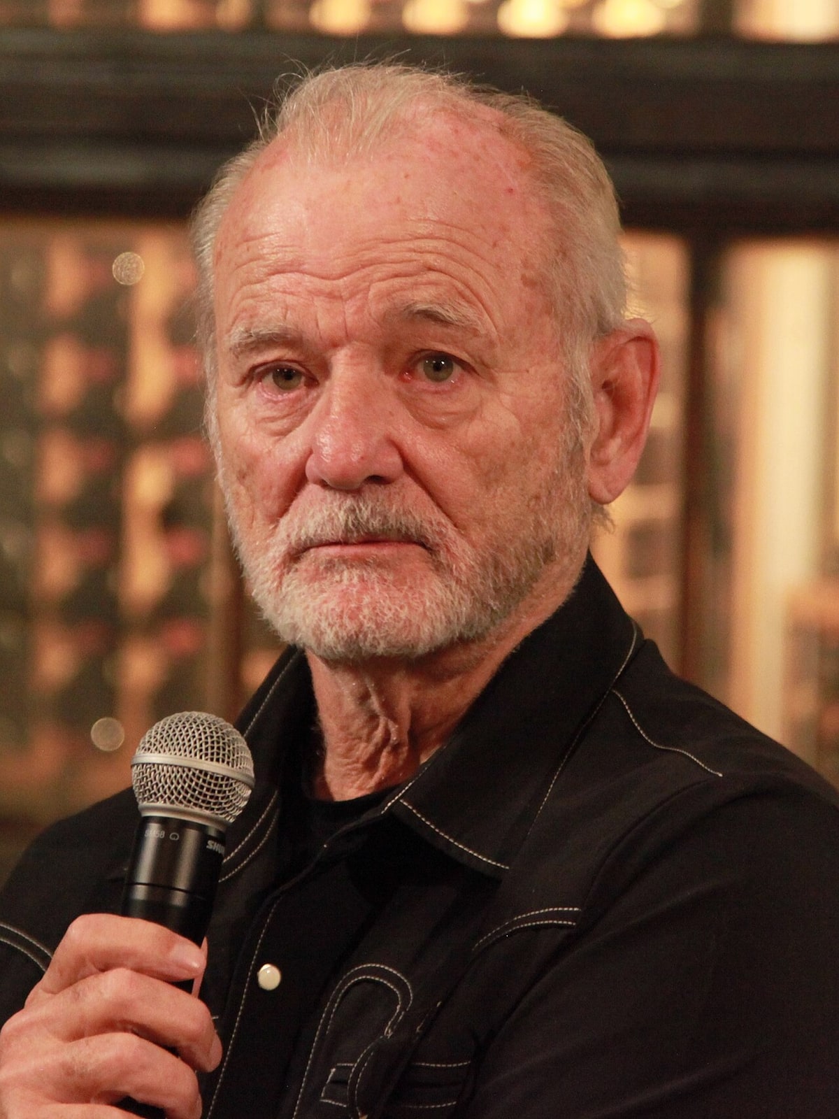 Bill Murray at the 2025 Sundance Film Festival in an interview with Elvis Mitchell