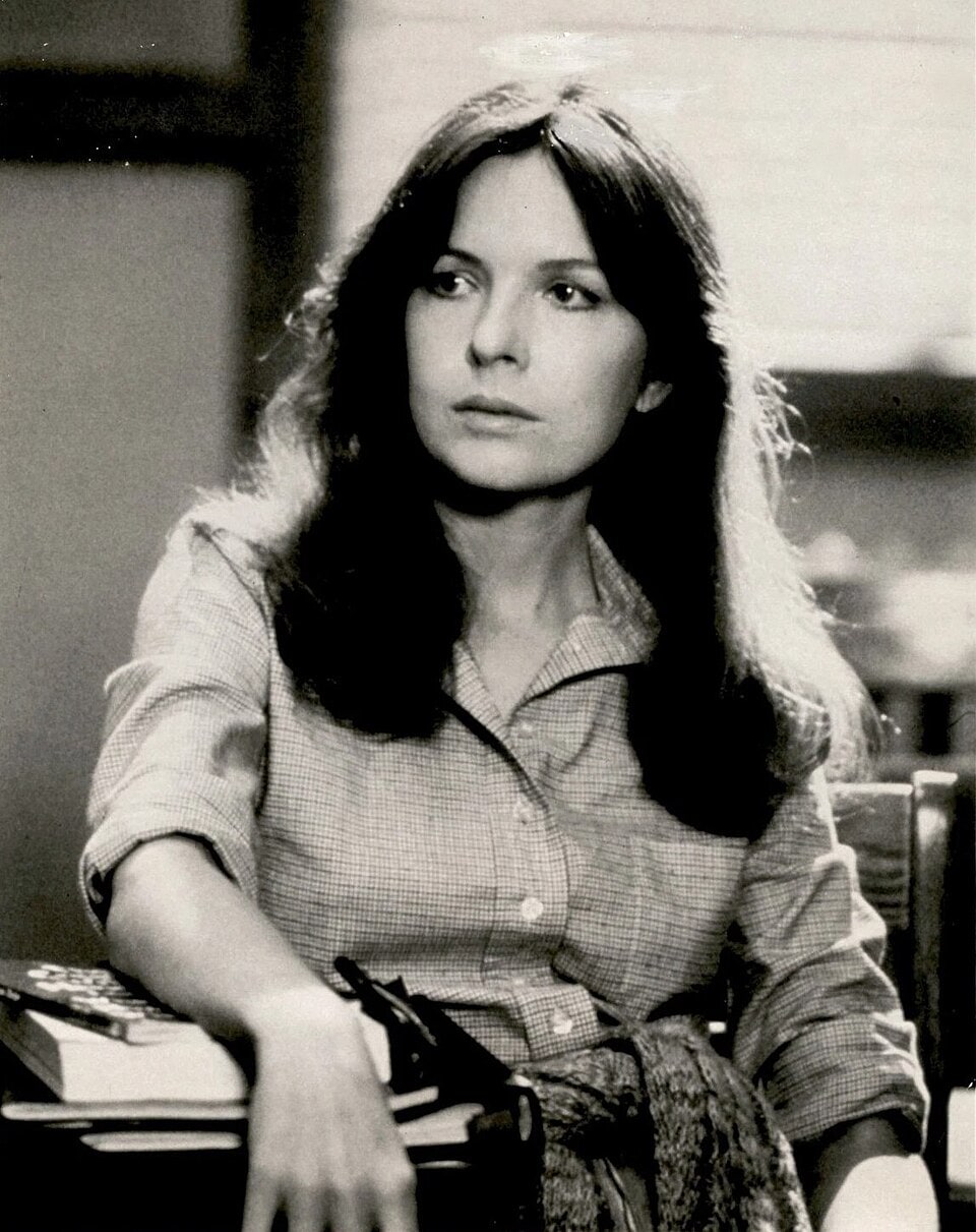 Diane Keaton in a publicity image associated with the 1977 film Looking for Mr. Goodbar.