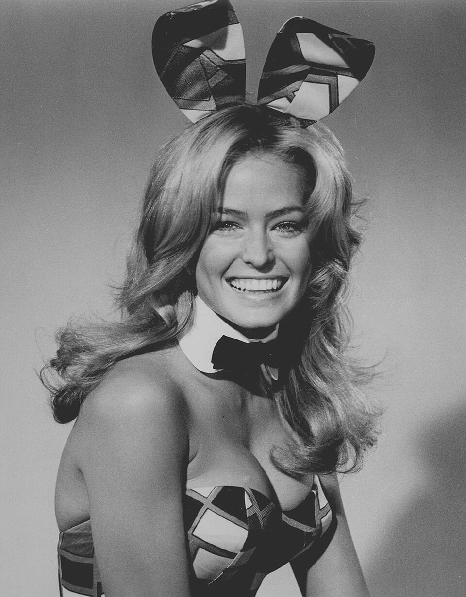 Farrah Fawcett in a 1971 publicity portrait for The Feminist and the Fuzz.
