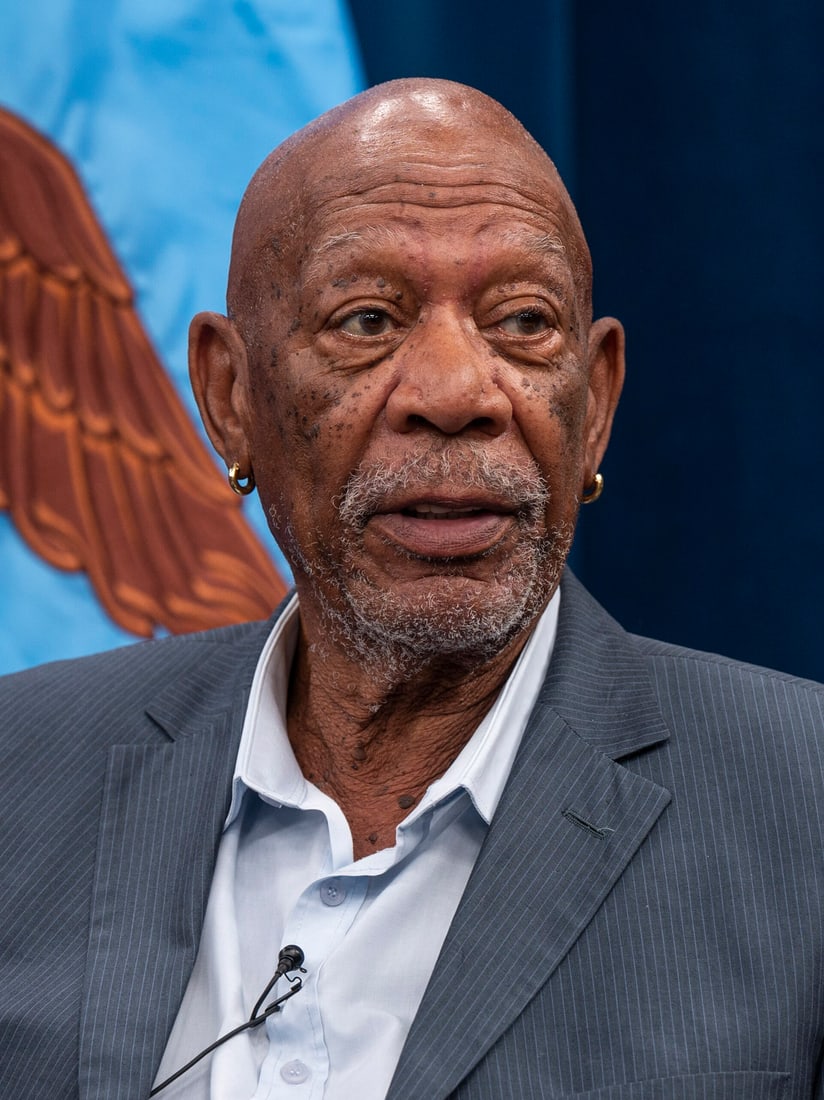Portrait of Morgan Freeman.