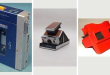 Photo collage of Walkman, Instant camera, View-Master