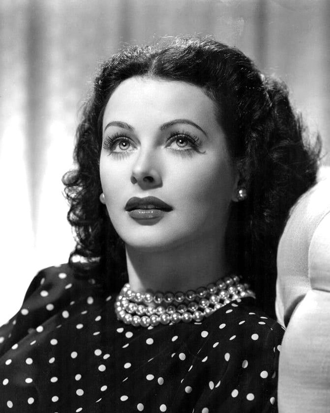 Portrait of Hedy Lamarr.