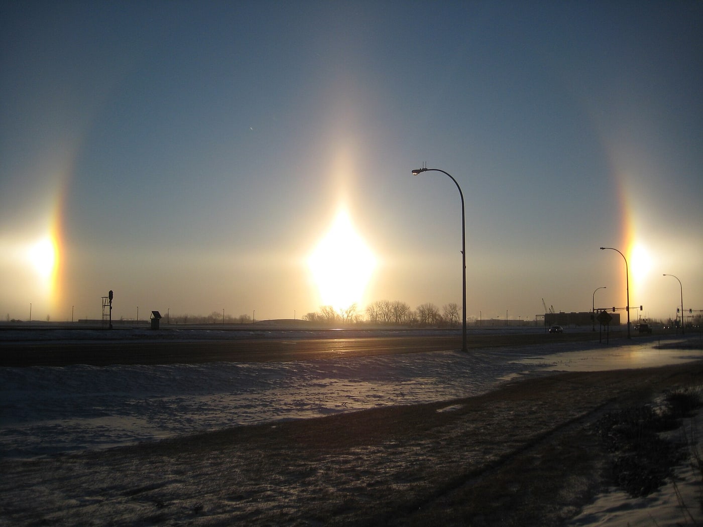 Sun dog.