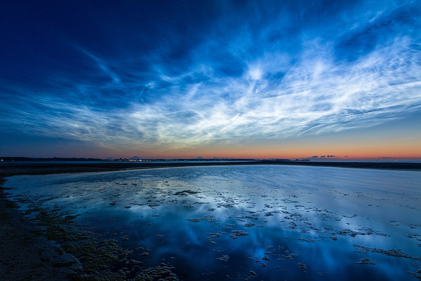 Noctilucent cloud.
